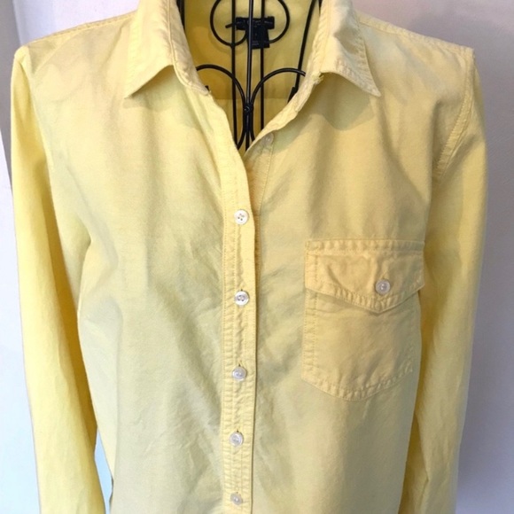 J. Crew Long Sleeve 7 Button Popover Shirt Size S - Picture 5 of 8